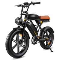 CycRun 2.0 Vintage Moped Ebike - full product angle