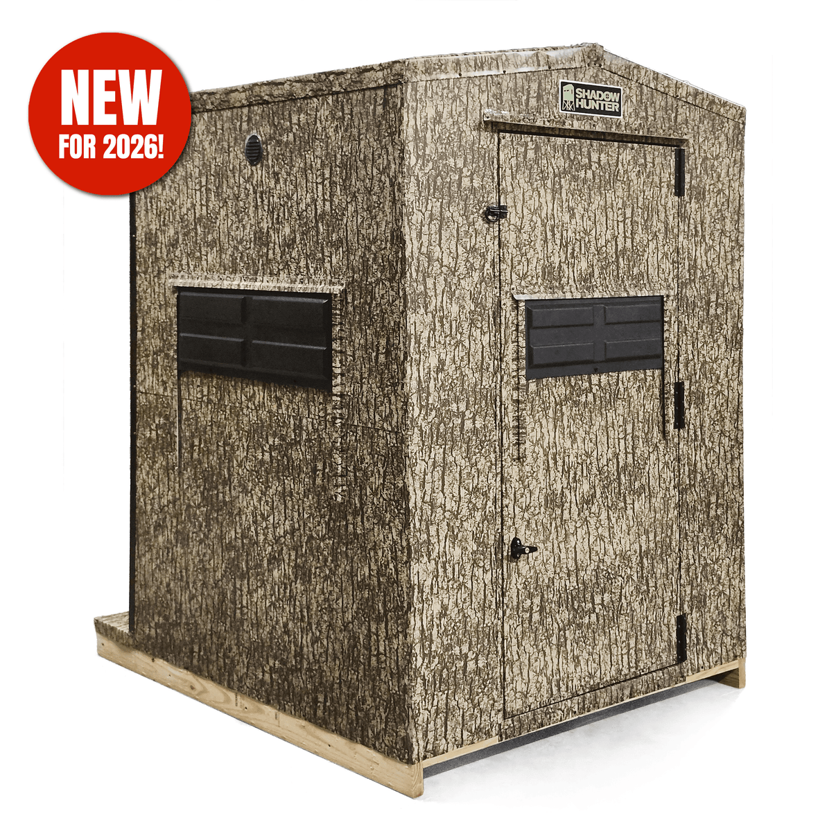 Shadow Hunter 5x6 Hybrid Combo hunting blind exterior view - USA Made