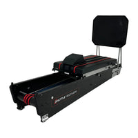 Shuttle Recovery rehabilitation unit - side view showing backrest and carriage system
