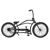Tracer Siena GT 26'' Chopper Stretch Cruiser Fat Tire Bike Oversized Frame, Hi-rise Handlebar in 1 Speed/7 Speed