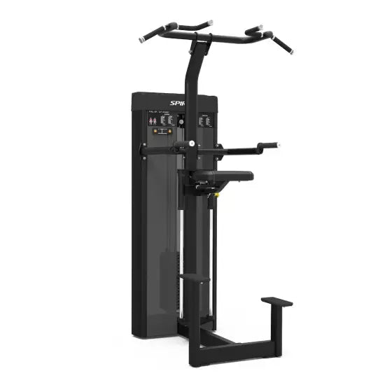 Spirit Dual CSD-PUDA Pull Up and Dip Assist Machine - front view