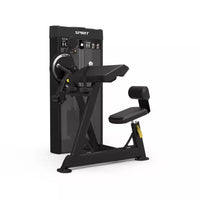 Spirit CSD-BCTE Biceps Curl and Triceps Extension Machine - front view