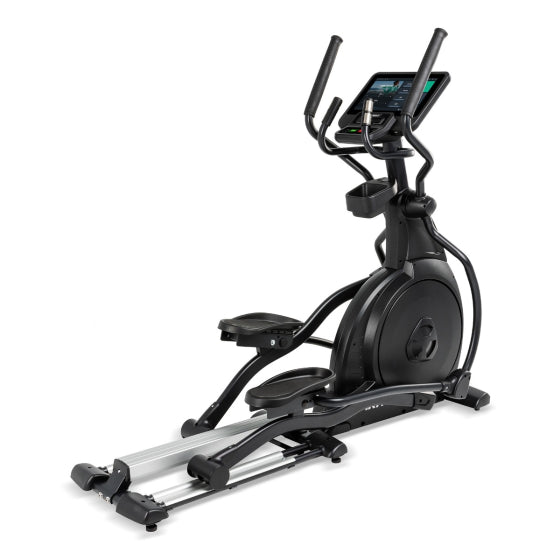 Spirit CE800ENT Commercial Elliptical Trainer - front view with 15.6 inch touchscreen display