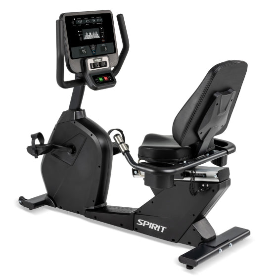 Spirit CR800 Commercial Semi-Recumbent Bike - full view