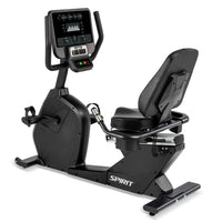 Spirit CR800 Commercial Semi-Recumbent Bike - full view