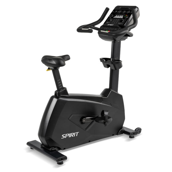Spirit CU900 Commercial Upright Bike - front three-quarter view