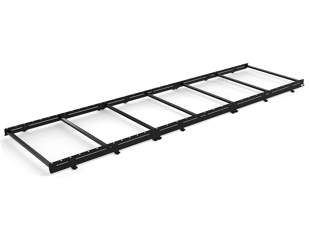 Flatline Van Co. Sprinter 170 EXT Low Pro Roof Rack installed on Mercedes-Benz Sprinter High Roof van