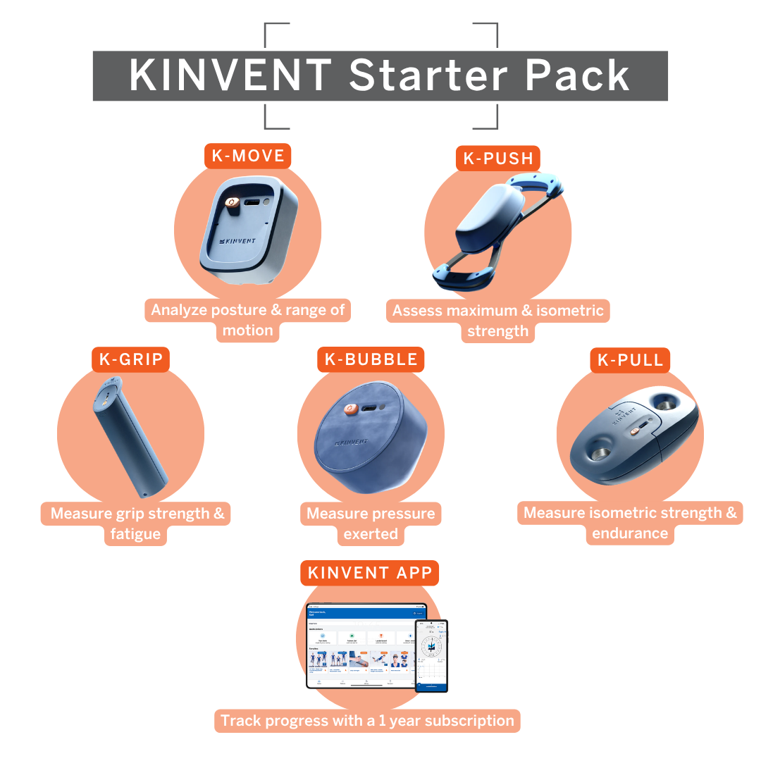 Kinvent Starter Pack - Complete 5-Device Rehabilitation Dynamometer Bundle