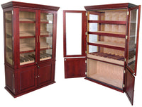 Saint Regis 4000 Count Cigar Cabinet Humidor - Cherry Finish full view
