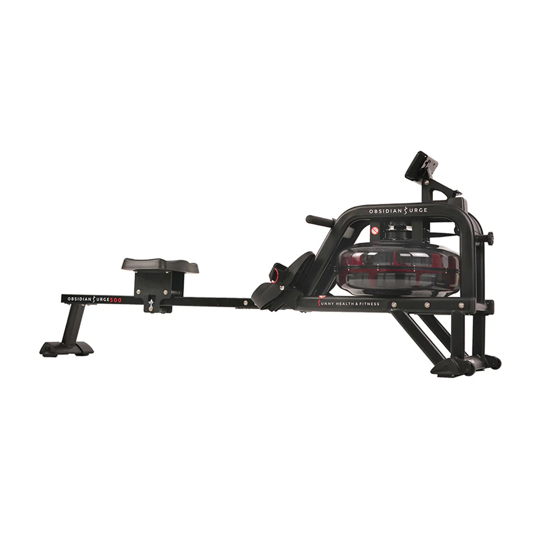 Sunny Health & Fitness Obsidian Surge 500 Water Rowing Machine - Thumbnail 5