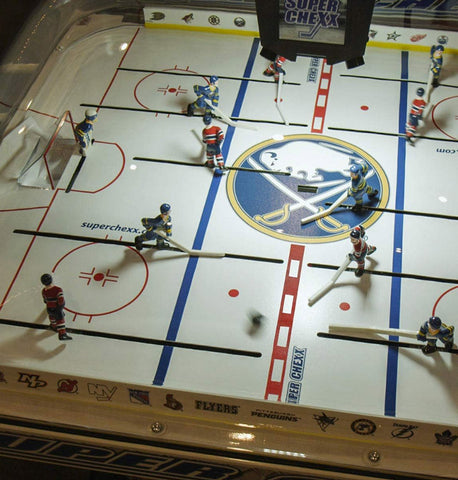 Image of Premium NCAA® Licensed Super Chexx PRO® Solid Wood Bubble Hockey Table