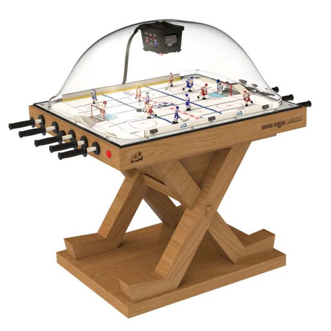 Image of Premium NCAA® Licensed Super Chexx PRO® Solid Wood Bubble Hockey Table