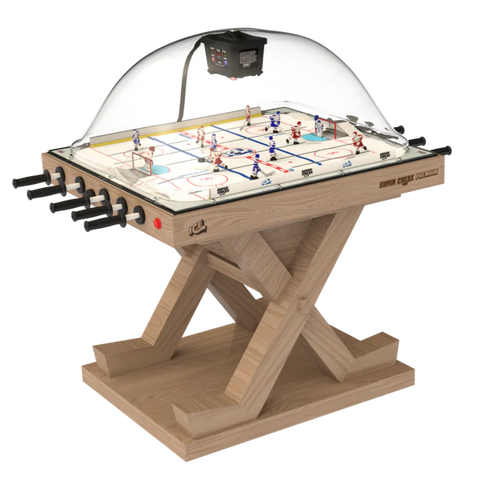 Image of Premium NCAA® Licensed Super Chexx PRO® Solid Wood Bubble Hockey Table