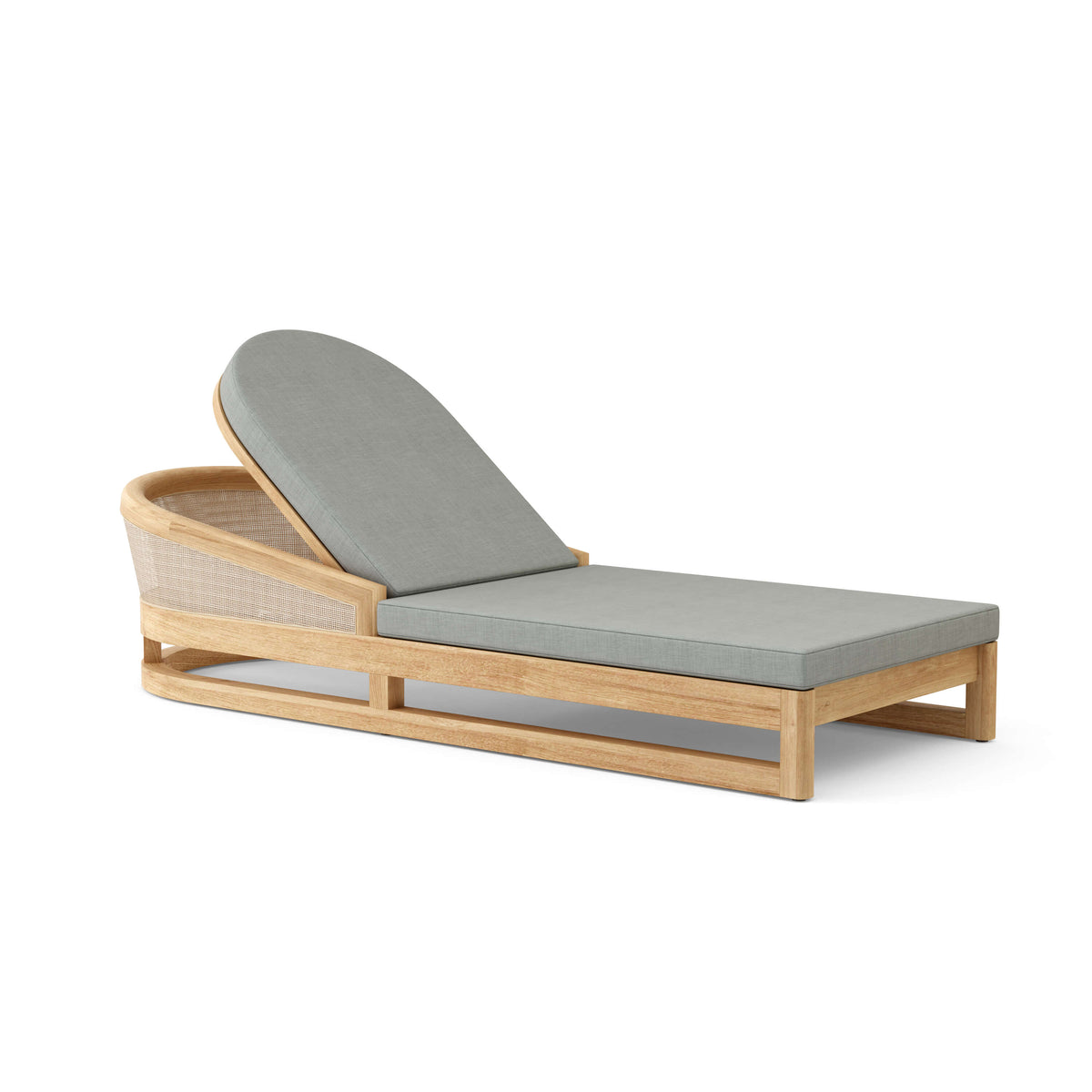 Anderson Teak Catania Chaise Lounge - A-Grade Teak & Synthetic Rattan