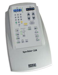 Mettler Sys*Stim 228 portable two-channel neuromuscular stimulator unit