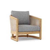 Anderson Teak Catania Deep Seating Armchair - Teak & Synthetic Rattan