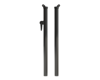 PW Athletic 3-1/2 inch O.D. powder coated tennis posts with net tightener and top pulley