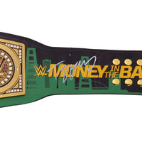 Tiffany Stratton WWE Autographed 2024 Money in the Bank Replica Title Belt - Full View