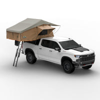 Tuff Stuff Ranger 65 Rooftop Tent open showing interior sleeping area
