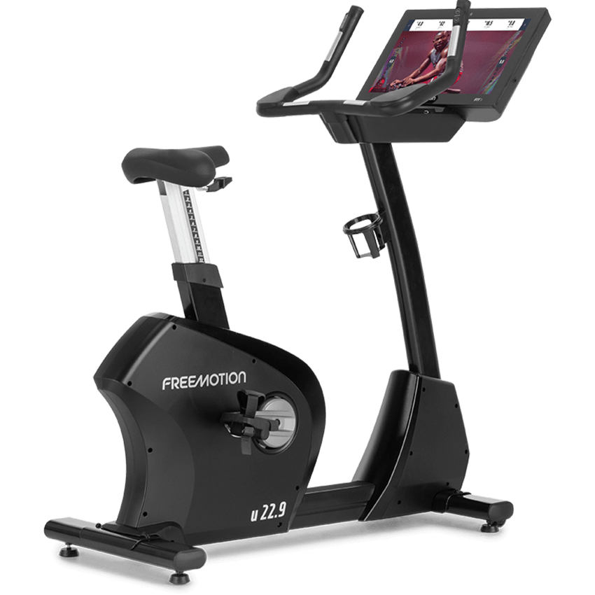 Freemotion u22.9 Upright Bike with 22-inch HD touchscreen and iFIT integration