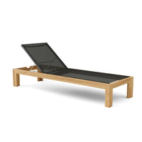 Anderson Teak Smyrna Sun Lounger - A-Grade Teak & Batyline
