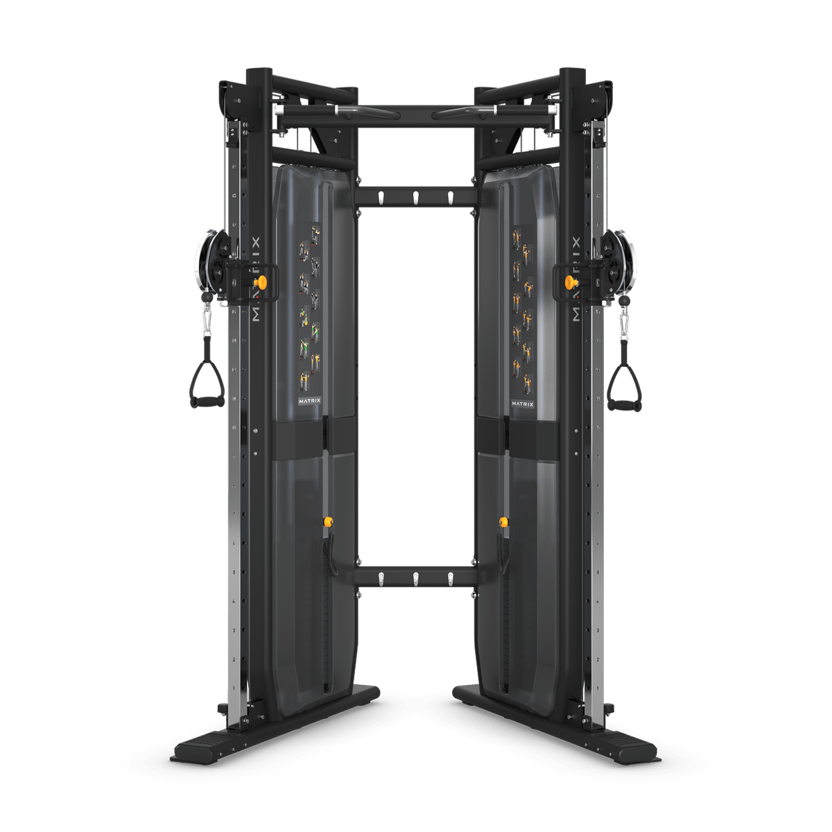 Matrix Versa Functional Trainer with 18 inch Storage - hero view, Iced Silver finish