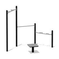 ActionFit MultiGym FitTech Series outdoor multi-station fitness unit - full unit view