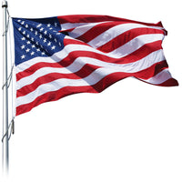 Eder Flag 15x25 American Flag flying outdoors on flagpole