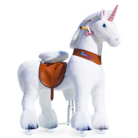 Model U® Unicorn Ride-On Kids Toy Age 7+ – White