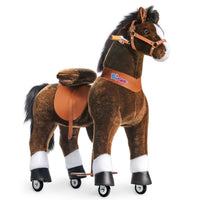 Model U® Horse Ride-On Kids Toy Age 7+ – Chocolate