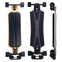 Verreal RS Pro Max long range electric skateboard with 90mm PU wheels - full board view