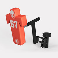 Rogers Athletic Double Action Post Mount Football Trainer - Single Pad Configuration