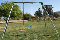 6 ft Residential Swing Set - 1 Swing 1 Bay (S61o)