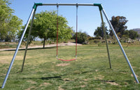 8 ft Commercial Swing Set 1 Swing 1 Bay Heavy Duty