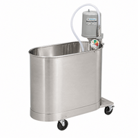 Whitehall 27 Gallon Extremity Whirlpool - professional stainless steel hydrotherapy tub for physical therapy