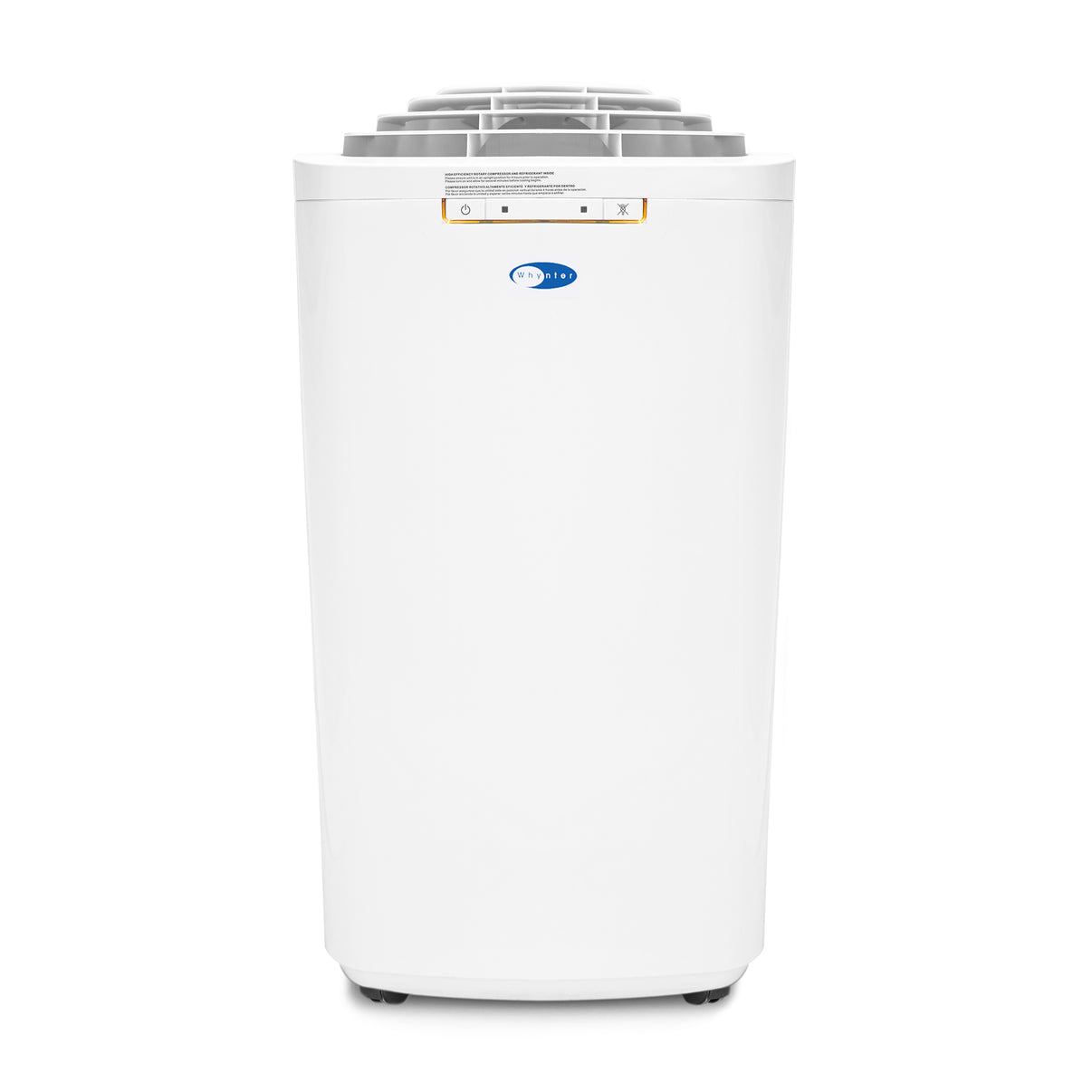 Whynter ARC-110WD 11,000 BTU Dual Hose Portable Air Conditioner front view in white