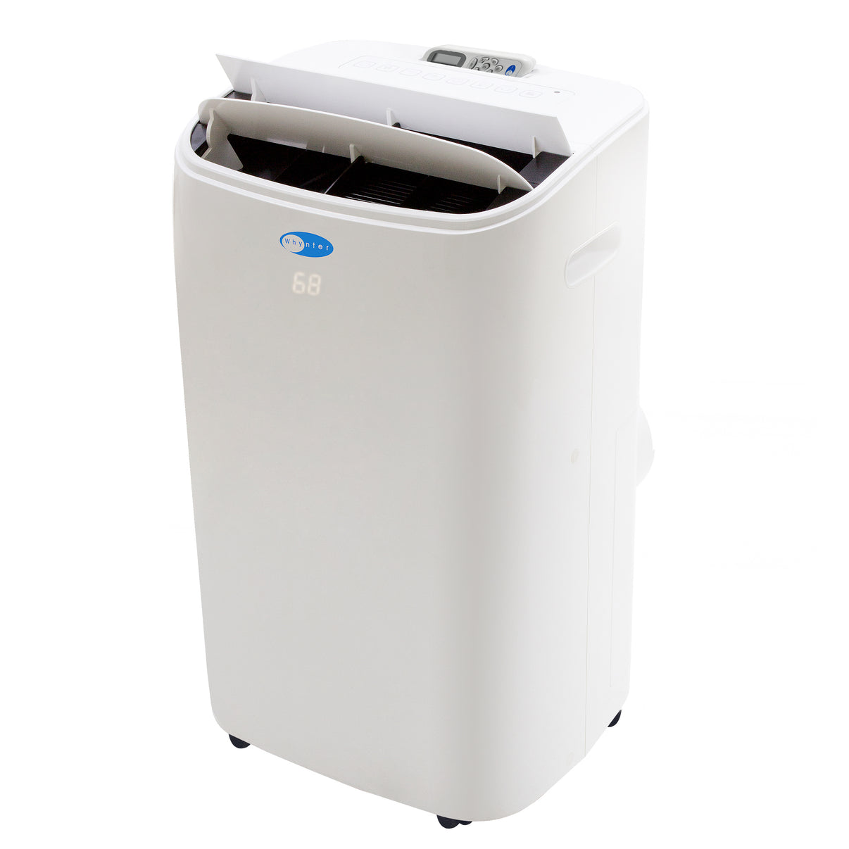 Whynter ARC-147WFH portable air conditioner with heat - left side view