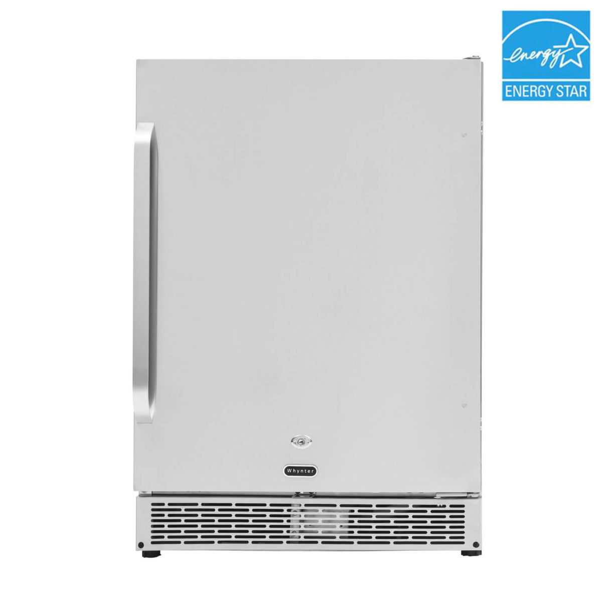 Whynter BOR-53024-SSW 24-inch Built-In Outdoor Beverage Refrigerator Energy Star - Front View