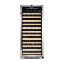 Whynter BWR-1002SD 100-Bottle Built-In Wine Refrigerator - Front View