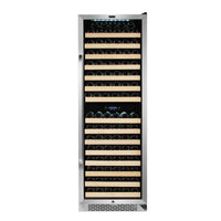 Whynter BWR-1642DZ 164-Bottle Dual Zone Built-In Wine Refrigerator - Front View