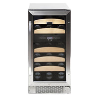 Whynter BWR-281DZ 28-Bottle Dual Zone Built-In Wine Refrigerator - Front View