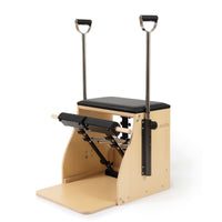 Elina Pilates Combo Chair with Wooden Base - full product view