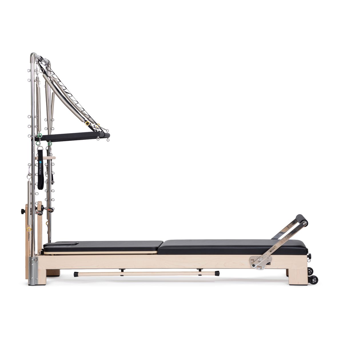 Elina Pilates Lignum Wooden Reformer with Tower - full view