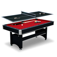 Hathaway Spartan 6-ft Pool Table with Table Tennis Top