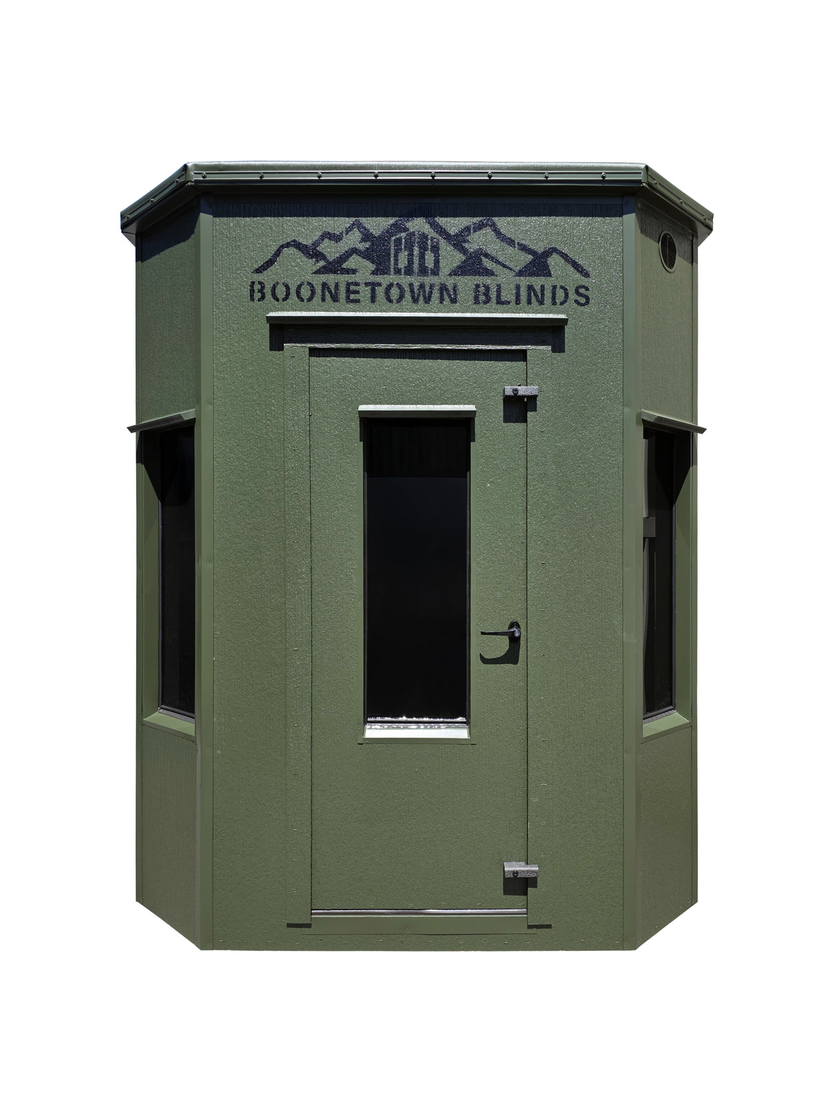 Boonetown X Series 6x6 Octagon insulated hunting blind exterior view