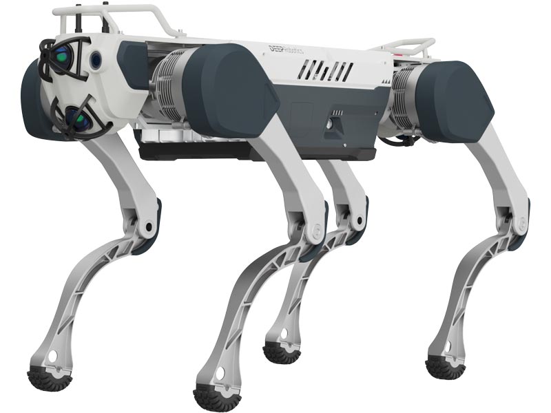 DEEP Robotics X30 quadruped robot side profile view