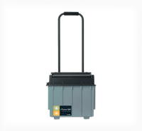 Xantrex XPower Powerpack 1500 portable backup power system front view on rolling cart