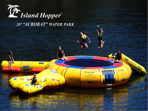 Image of 20' Island Hopper "Acrobat" Premium Water Trampoline
