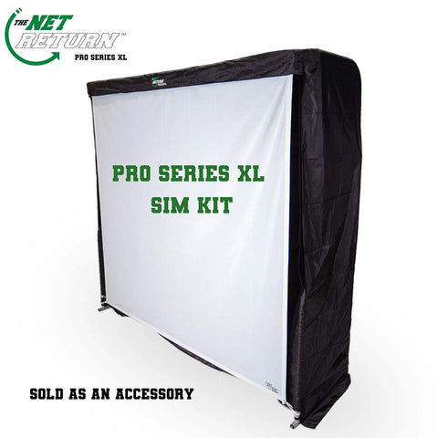 Pro Series V2 XL Golf Simulator Impact Screen Kit by The Net Return