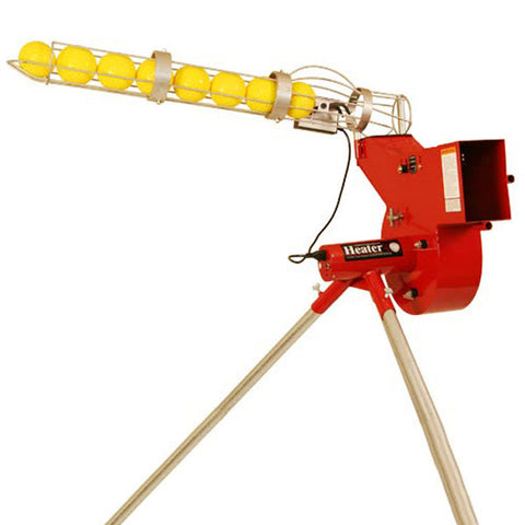 Image of Heater Combo Baseball and Softball Pitching Machine with Auto Ball Feeder